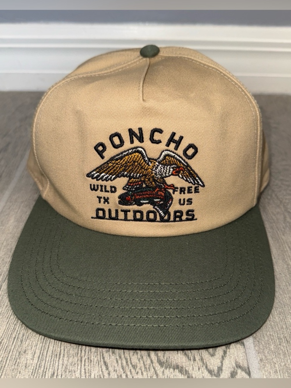 Poncho Men's Eagle and Trout Cap